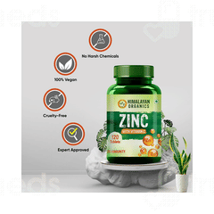 Himalayan Organics Zinc With Vitamin C Tablet 120
