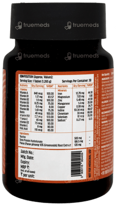 Healthkart Hk Vitals Multivitamin With Zinc & Vitamin C Tablet 30