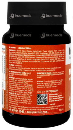 Healthkart Hk Vitals Multivitamin With Zinc & Vitamin C Tablet 30