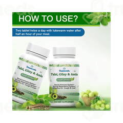 Vaamveda Tulsi Giloy & Amla Super Immun Vegetable Tablet 120