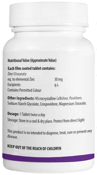 Vogue Wellness Vozi Zinc Gluconate Tablet 60