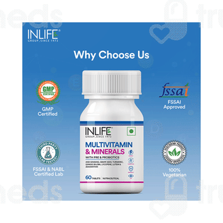 Inlife Multivitamin And Multiminerals With Pre & Probiotics Tablet 60