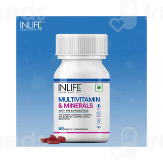 Inlife Multivitamin And Multiminerals With Pre & Probiotics Tablet 60