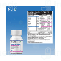 Inlife Multivitamin And Multiminerals With Pre & Probiotics Tablet 60