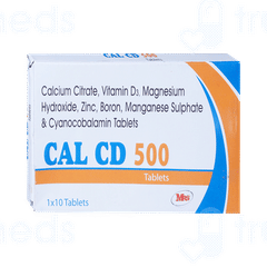Cal Cd 500 Tablet 10