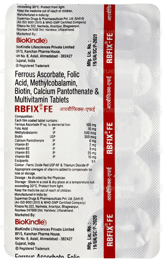 Rbfix Fe Tablet 10