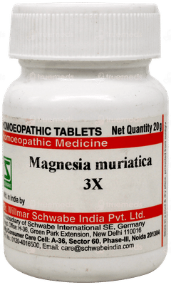 Dr Willmar Schwabe Magnesium Muriaticum 3x Tablet 20gm
