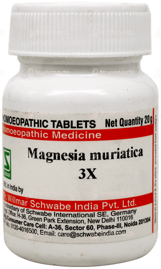 Dr Willmar Schwabe Magnesium Muriaticum 3x Tablet 20gm
