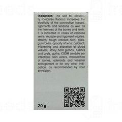 Dr Reckeweg Calcarea Fluorica 12x Biochemic Tablet 20gm