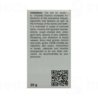 Dr Reckeweg Calcarea Fluorica 12x Biochemic Tablet 20gm