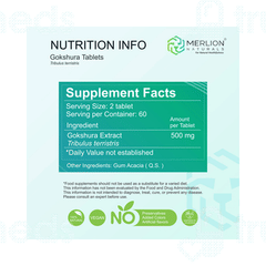 Merlion Naturals Gokshura Tablet 120