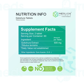 Merlion Naturals Gokshura Tablet 120