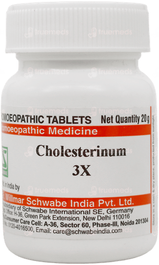 Dr Willmar Schwabe Cholesterinum 3X Tablet 20Gm