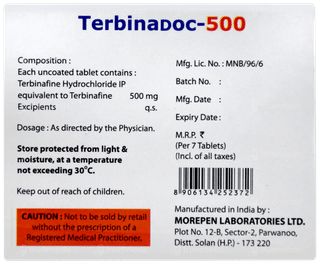 Terbinadoc 500 Tablet 7