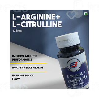 Fb Nutrition L Arginine + L Citrulline 1250Mg Veg Tablet 60