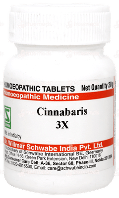 Dr Willmar Schwabe Cinnabaris 3x Tablet 20gm