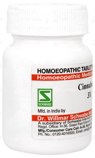 Dr Willmar Schwabe Cinnabaris 3x Tablet 20gm