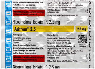 Acitrom 2.5 Tablet 30