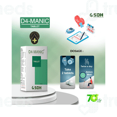 Sdh Naturals D4 Manic Tablet 60