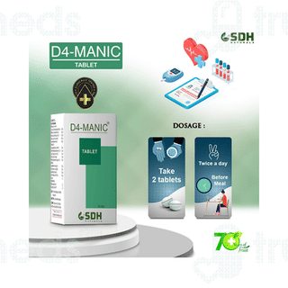 Sdh Naturals D4 Manic Tablet 60