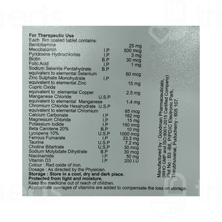 Actinerve Od Tablet 10
