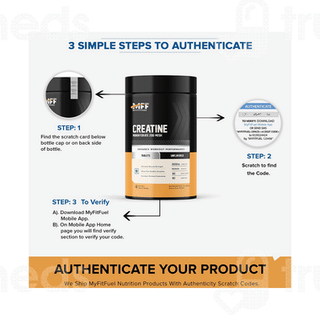 Myfitfuel Creatine Monohydrate 200 Mesh No Sugar Tablet 60