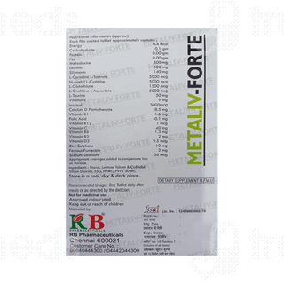 Metaliv Forte Tablet 10