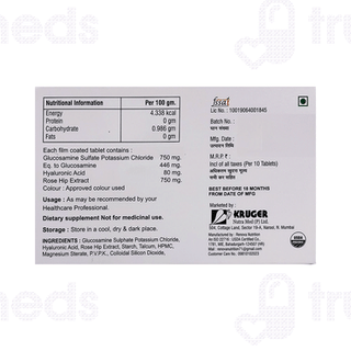 Lubricart Rh Tablet 10