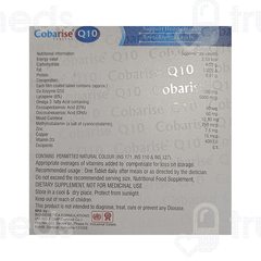Cobarise Q10 Tablet 10
