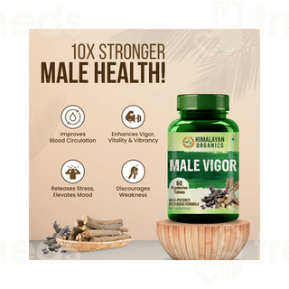 Himalayan Organics Male Vigor Vegetarian Tablet 60