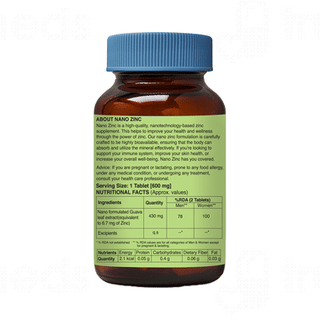 Zeroharm Sciences Nano Zinc Tablet 60