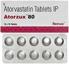 Atorzux 80 Tablet 10