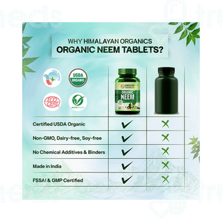 Himalayan Organics Neem Vegetarian Tablet 120
