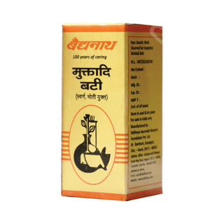 Baidyanath Muktadi Bati With Gold & Pearl Tablet 10