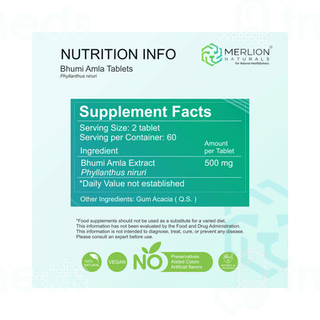 Merlion Naturals Bhumi Amla Tablet 120