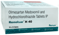 Renolsar H 40 Tablet 10 Renolsar H 40 Tablet 10