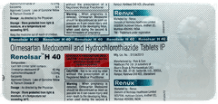 Renolsar H 40 Tablet 10 Renolsar H 40 Tablet 10