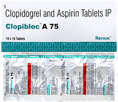 Clopibloc A 75 Tablet 10 Clopibloc A 75 Tablet 10