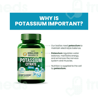 Himalayan Organics Potassium Citrate 800mg Vegetarian Tablet 120