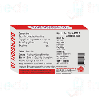 Dapasidh 10 Tablet 15
