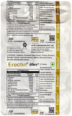Erectin Tablet 10
