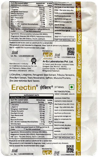 Erectin Tablet 10