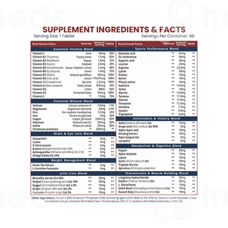 Himalayan Organics Multivitamin Sports Tablet 60