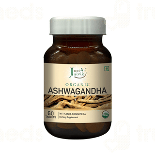 Just Jaivik Organic Ashwagandha Tablet 60