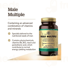 Solgar Male Multiple Tablet 120 Solgar Male Multiple Tablet 120