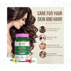 Pure Nutrition Biotin 1000mcg Veg Tablet 60