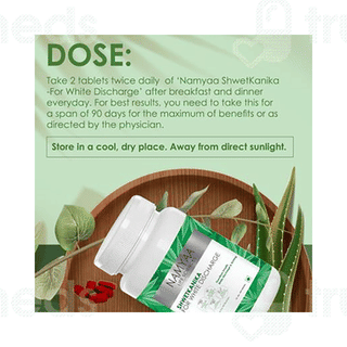 Namyaa Shwetkanika For White Discharge Tablet 60