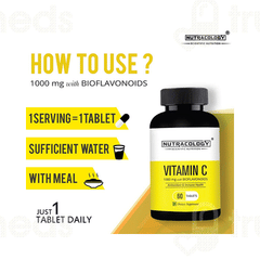 Nutracology Vitamin C 1000Mg With Bioflavonoids Tablet 60