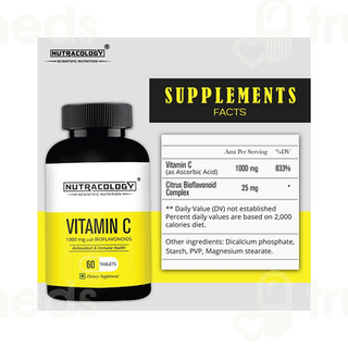Nutracology Vitamin C 1000Mg With Bioflavonoids Tablet 60