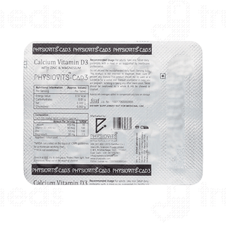 Physiovits Cad3 Tablet 10